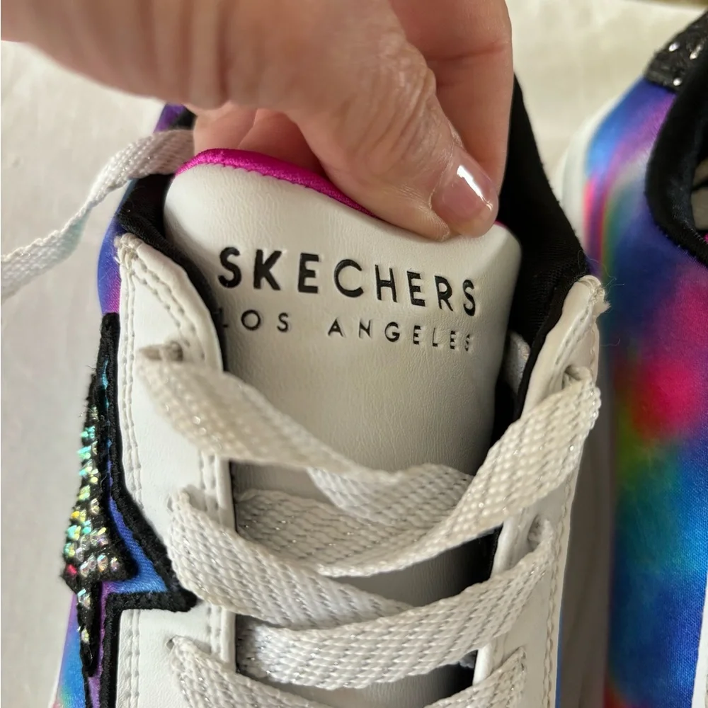 Skechers. Size 3 1/2 air cooled memory foam sneakers with‎ bling.